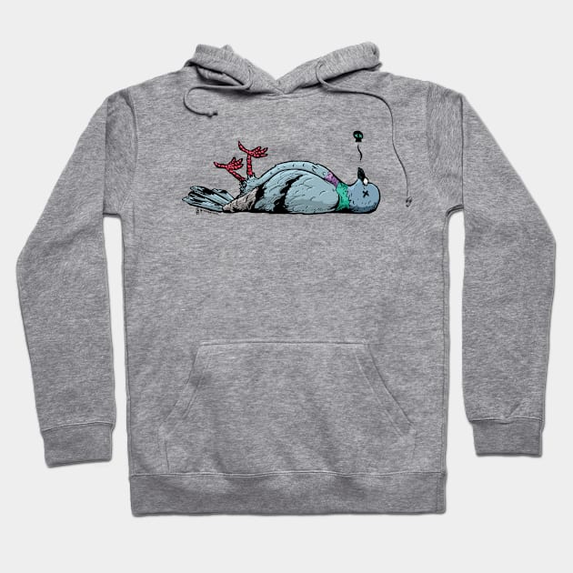 Dead Pigeon Hoodie by ramseyprojekt